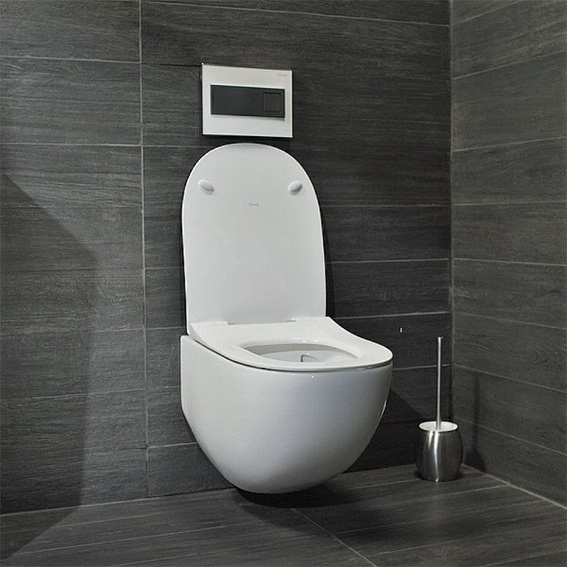 Унитаз с инсталляцией Pestan Fluenta Rimless SET40006661OB безободковый, с крышкой микролифт купить в интернет-магазине Sanbest