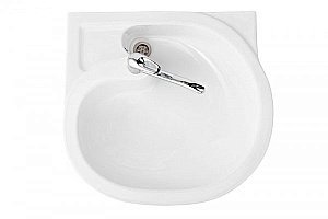 Раковина на стиральную машину Кувшинка Болеро 64 белая купить в интернет-магазине Sanbest