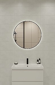 Зеркало Cersanit ECLIPSE 80x80 64147 в ванную от интернет-магазине сантехники Sanbest