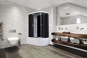 Душевая кабина Parly Classic EC1221L, левая, асимметричный поддон, высота 42 см купить в интернет-магазине Sanbest