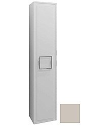 Пенал La Fenice Cubo 30 бежевый матовый/ручка хром для ванной в интернет-магазине сантехники Sanbest