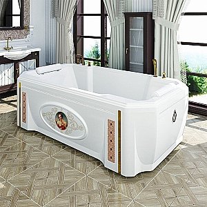 Ванна акриловая FRA GRANDE ФОНТЕНБЛО 4-01-0-0-1-416 210х120 белая купить в интернет-магазине Sanbest