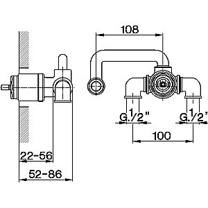 Внутренняя часть смесителя Cisal Cherie ZA00651004 купить в интернет-магазине сантехники Sanbest