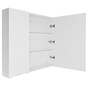 Зеркало со шкафом Loranto Santorini 80 белый купить в интернет-магазине сантехники Sanbest