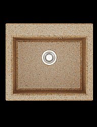Мойка кухонная Акватон Линеа 58 песочная купить в интернет-магазине сантехники Sanbest