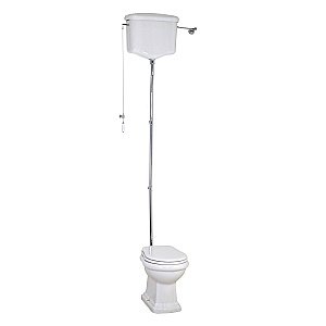 Унитаз Migliore Bella 30325 белый/хром купить в интернет-магазине Sanbest