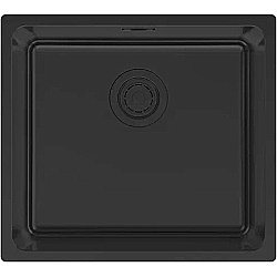 Кухонная мойка Paulmark Yuni 49 YU49-MBN черная матовая купить в интернет-магазине сантехники Sanbest