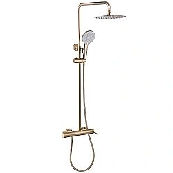 Душевая система ABBER Emotion AF8816GL золото матовое купить в интернет-магазине сантехники Sanbest