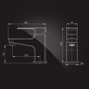 Смеситель для раковины Elghansa SCARLETT 16B2225 купить в интернет-магазине сантехники Sanbest