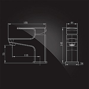 Смеситель для раковины Elghansa SCARLETT 16B2225 купить в интернет-магазине сантехники Sanbest
