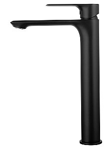 Смеситель для раковины высокий WONZON & WOGHAND BRILLIANT, Черный матовый (WW-88019079-MB) купить в интернет-магазине сантехники Sanbest