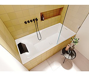 Акриловая ванна Riho Still Shower Led 180x80 B103003005 белая купить в интернет-магазине Sanbest