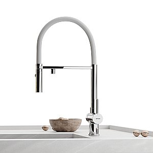 Смеситель для кухни Sancos Imola SC4010CHwh хром купить в интернет-магазине сантехники Sanbest