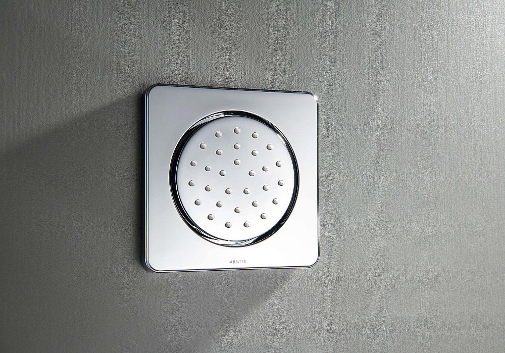 Форсунка для душа Aquatek AQ2099CR 130х130 хром купить в интернет-магазине сантехники Sanbest
