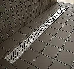 Душевая плита с короткой стороны Radaway 109х89 с решеткой Rain для плитки толщиной 5-7 мм купить в интернет-магазине сантехники Sanbest