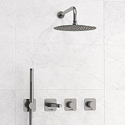 Душевая система WasserKRAFT Tauber 6400 SET2845 никель купить в интернет-магазине сантехники Sanbest