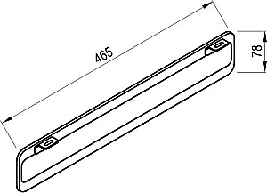 Полотенцедержатель Ravak BALANCE II X000001817 белый купить в интернет-магазине сантехники Sanbest