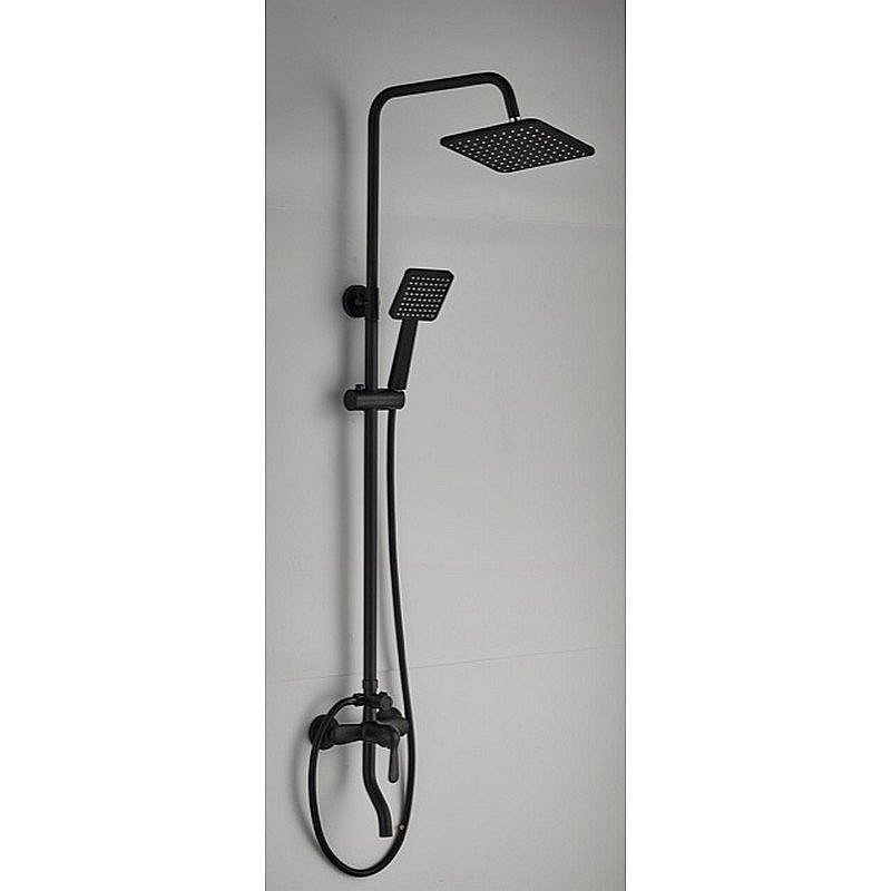 Душевая система Boch Mann ECO Quadro Black BM8427 черная купить в интернет-магазине сантехники Sanbest