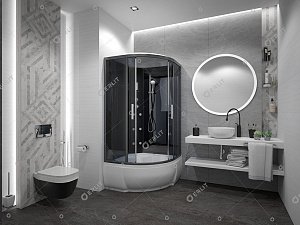 Душевая кабина Erlit 90x90 ER-5709TP-C24 купить в интернет-магазине Sanbest