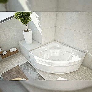 Ванна акриловая Aquatek Сириус SIR164-0000006 164х164 белая купить в интернет-магазине Sanbest