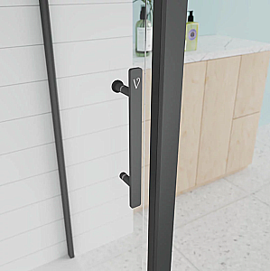 Душевой уголок Veconi Evo 120х120 E1-SP-B-120120-01-C9 стекло прозрачное/профиль черный матовый купить в интернет-магазине Sanbest