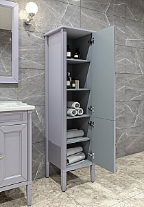 Пенал Caprigo ALBION CONCEPT 34050R-SF028 40 стилл, правосторонний для ванной в интернет-магазине сантехники Sanbest