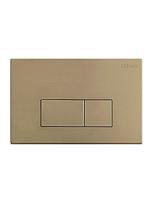 Кнопка для инсталляции Cezares SLIDER 2 CZR-510QV-BORO брашированное золото купить в интернет-магазине сантехники Sanbest