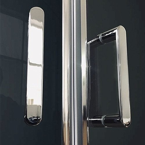 Душевой уголок Royal Bath RB90BK-T-CH 90х90 прозрачный купить в интернет-магазине Sanbest