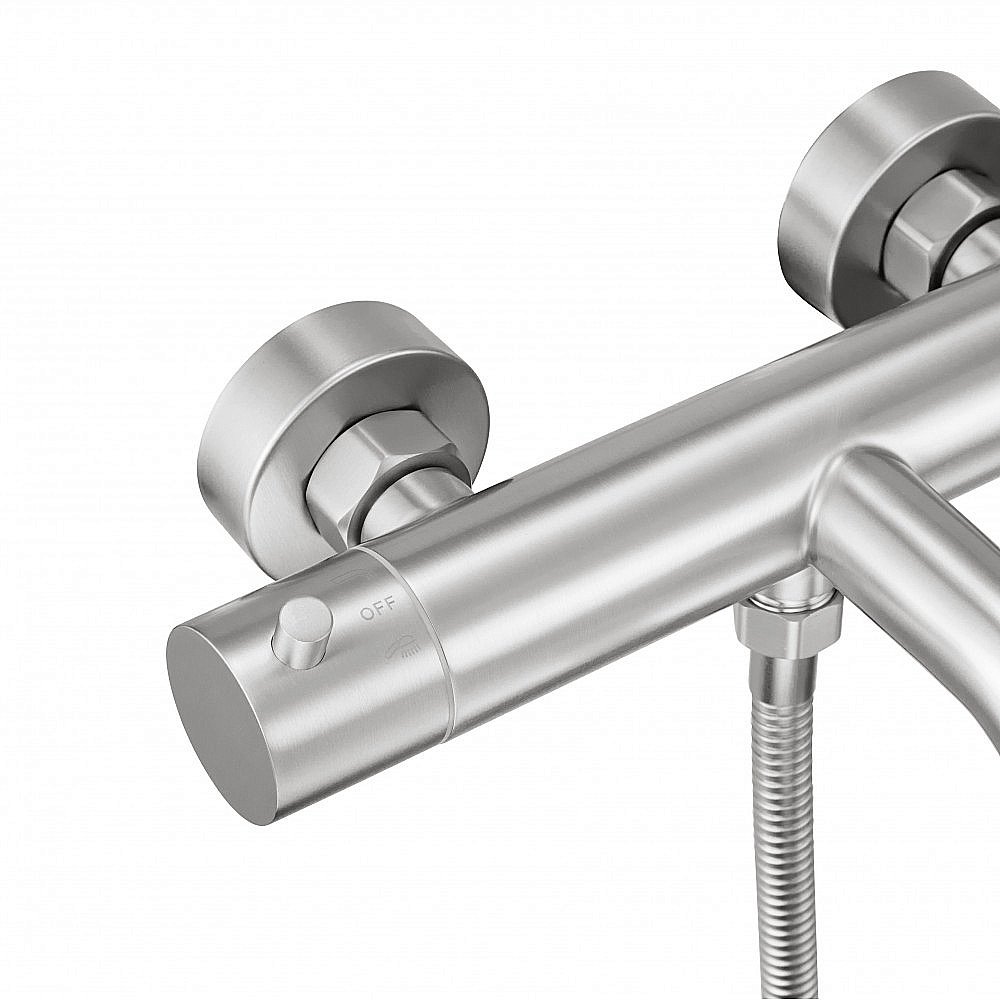 Смеситель для душа Milacio Ultra MCU.350.SS нержавеющая сталь купить в интернет-магазине сантехники Sanbest