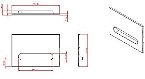 Кнопка для инсталляции Allen Brau Project Color 9.2PR01.SM розовая купить в интернет-магазине сантехники Sanbest
