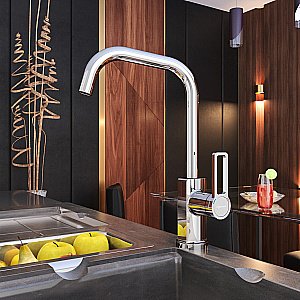 Смеситель для кухни Elghansa Brabant 5613878 хром купить в интернет-магазине сантехники Sanbest