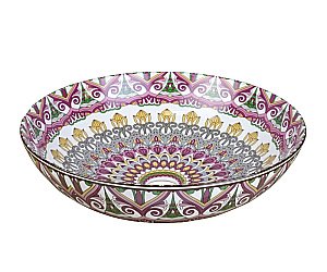 Раковина накладная Bronze de Luxe Nafisa 40,5 6008 с декором купить в интернет-магазине Sanbest