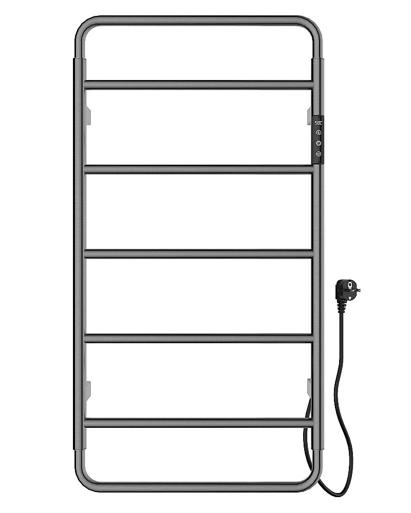 Полотенцесушитель электрический WONZON & WOGHAND WISMAR, Темный графит (WW-AL202-GM) купить в интернет-магазине сантехники Sanbest