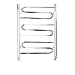 Полотенцесушитель водяной Domoterm Офелия П9 500x700 хром купить в интернет-магазине сантехники Sanbest