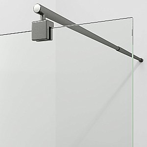 Душевое ограждение WasserKRAFT Rur 30W39GR 90 профиль графит/стекло прозрачное купить в интернет-магазине Sanbest