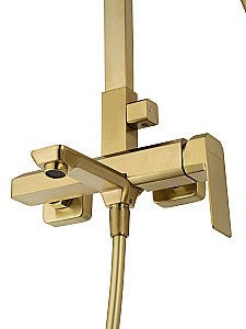 Душевая система WONZON & WOGHAND DIAMOND WW-88739011-BG брашированное золото купить в интернет-магазине сантехники Sanbest