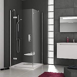Душевой уголок Ravak Smartline SMSD2 B+SMPS 110х100 профиль хром/стекло прозрачное, правосторонний купить в интернет-магазине Sanbest