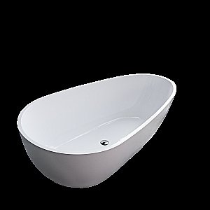 Ванна из искусственного камня Marmo Bagno Венеция 170х84 MB-VN170-85 белая купить в интернет-магазине Sanbest