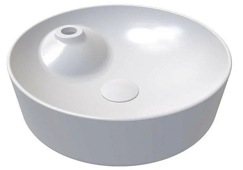 Раковина накладная Bien Flame 42,5 FALG04301FD1W4000 белая матовая купить в интернет-магазине Sanbest