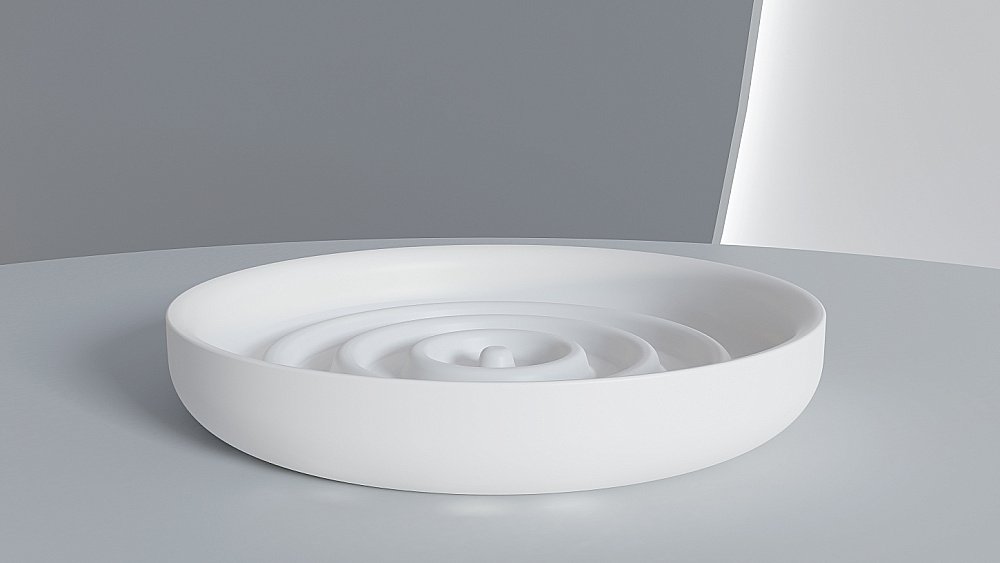 Мыльница Salini GOCCE S-Stone 1902201 белая матовая купить в интернет-магазине сантехники Sanbest