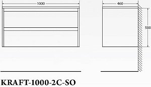 Тумба с раковиной BelBagno KRAFT 100 белая матовая/раковина стеклянная матовая для ванной в интернет-магазине Sanbest