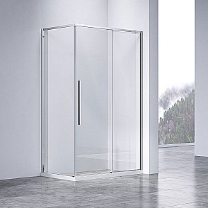 Душевой уголок Vincea SLIM-N VSR-4SN9012CL 120x90 стекло прозрачное/профиль хром купить в интернет-магазине Sanbest