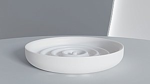 Мыльница Salini GOCCE S-Stone 1902201 белая матовая купить в интернет-магазине сантехники Sanbest