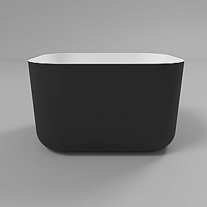 Раковина накладная WhiteCross Lazurit 50 0713.050040.20100 черная матовая, белая матовая купить в интернет-магазине Sanbest