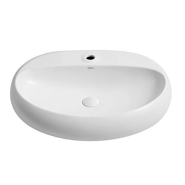 Раковина накладная ABBER Bequem AC2112MW белая матовая купить в интернет-магазине Sanbest