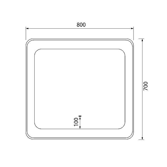 Зеркало IDDIS Esper ESP8000i98 80 в ванную от интернет-магазине сантехники Sanbest