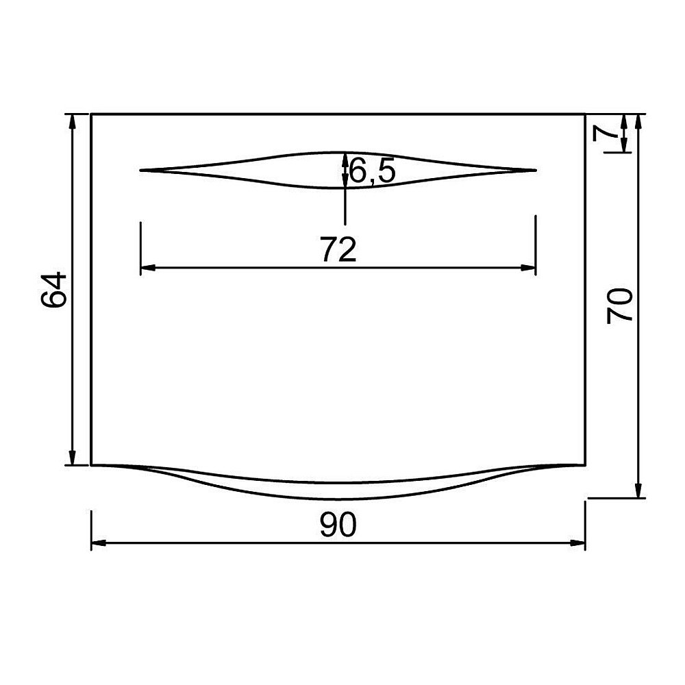 Зеркало Aquanet DL-14 в ванную от интернет-магазине сантехники Sanbest