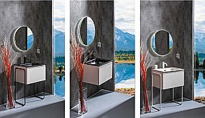 Тумба с раковиной Armadi Art Vallessi 60 белая для ванной в интернет-магазине Sanbest