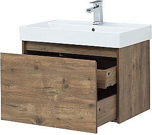 Тумба с раковиной Aquanet Nova Lite 249514 75 дуб рустикальный для ванной в интернет-магазине Sanbest