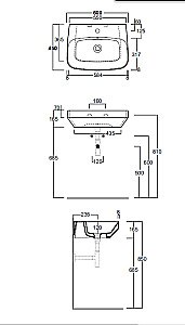 Раковина Simas Baden Baden BB10bi*1 купить в интернет-магазине Sanbest